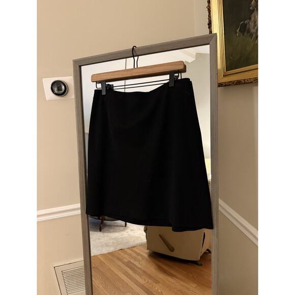 Cache Womens Black Classic A Line Skirt Size 8 - Picture 1 of 3
